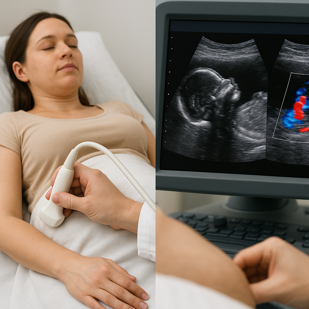 УЗИ плода в I-III триместре беременности с допплером и без допплера