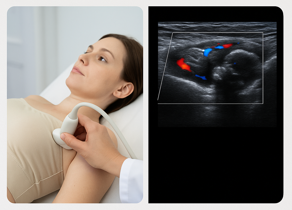 УЗИ молочной железы и регионарных лимфоузлов